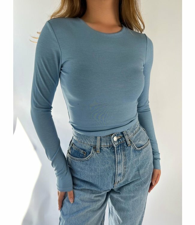 Leela Top Denim Blue