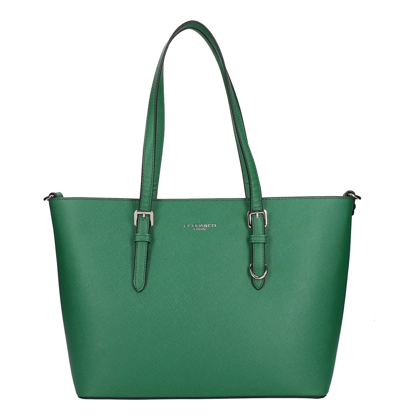 Flora and Co Saffiano Bag Green