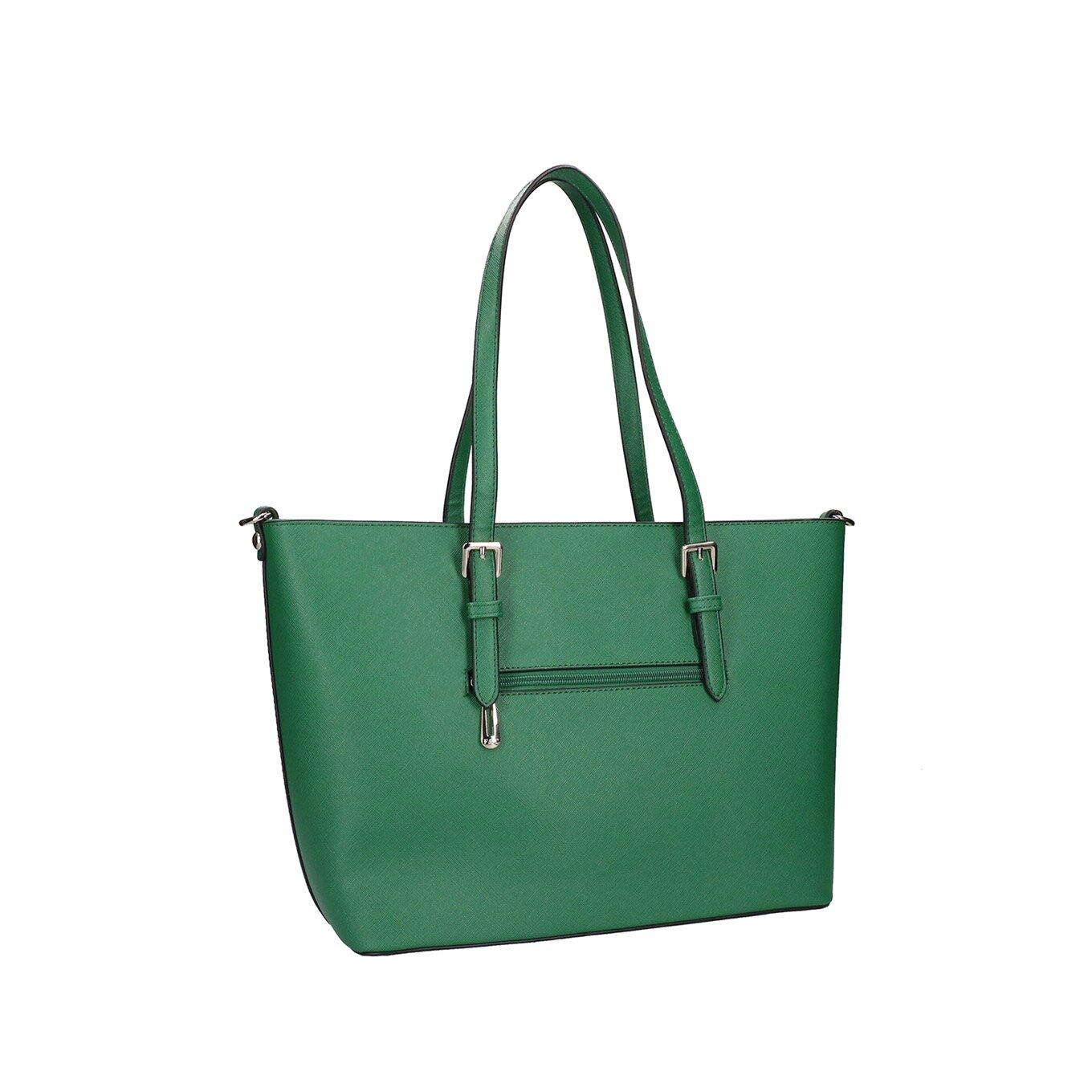 Flora and Co Saffiano Bag Green