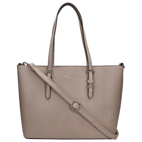 Flora and Co Saffiano Bag Taupe