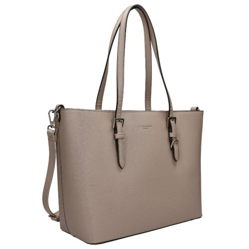 Flora and Co Saffiano Bag Taupe