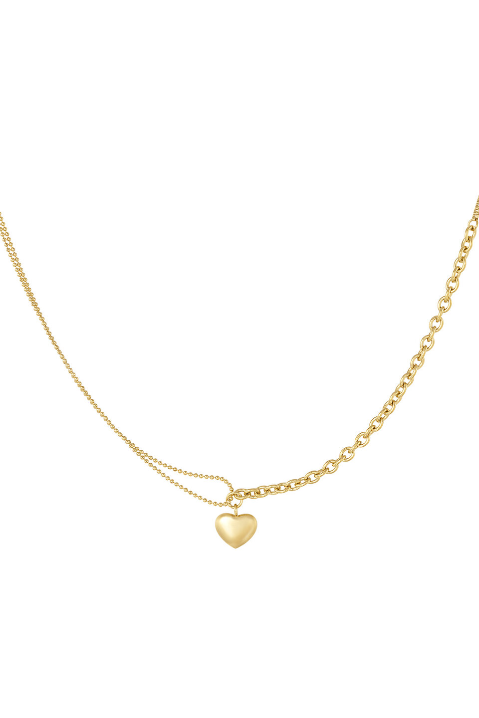 Necklace Heart Gold