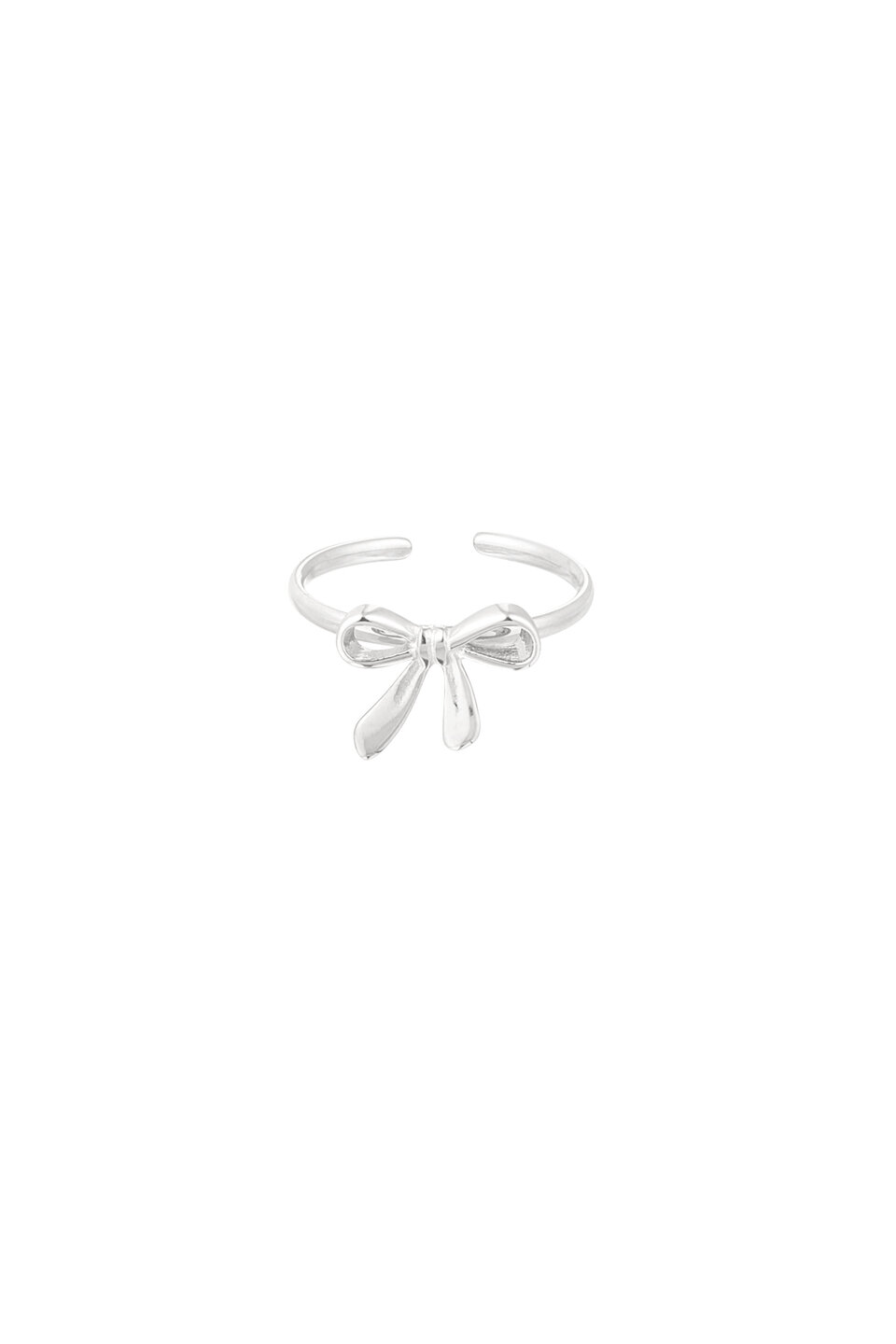 Ring basic bow Silver