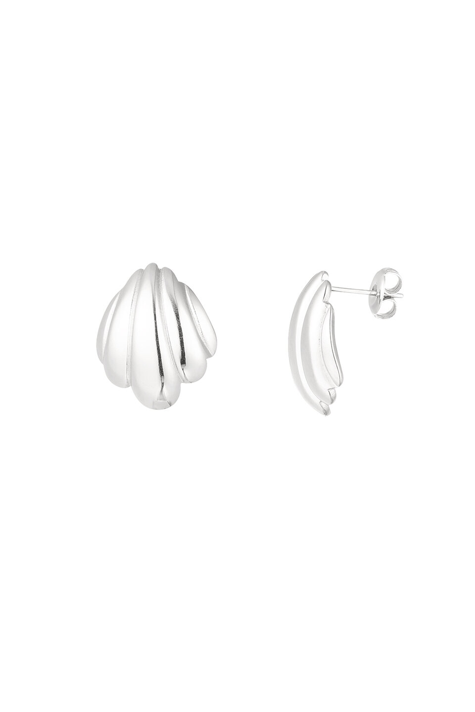 Earrings Shell Silver