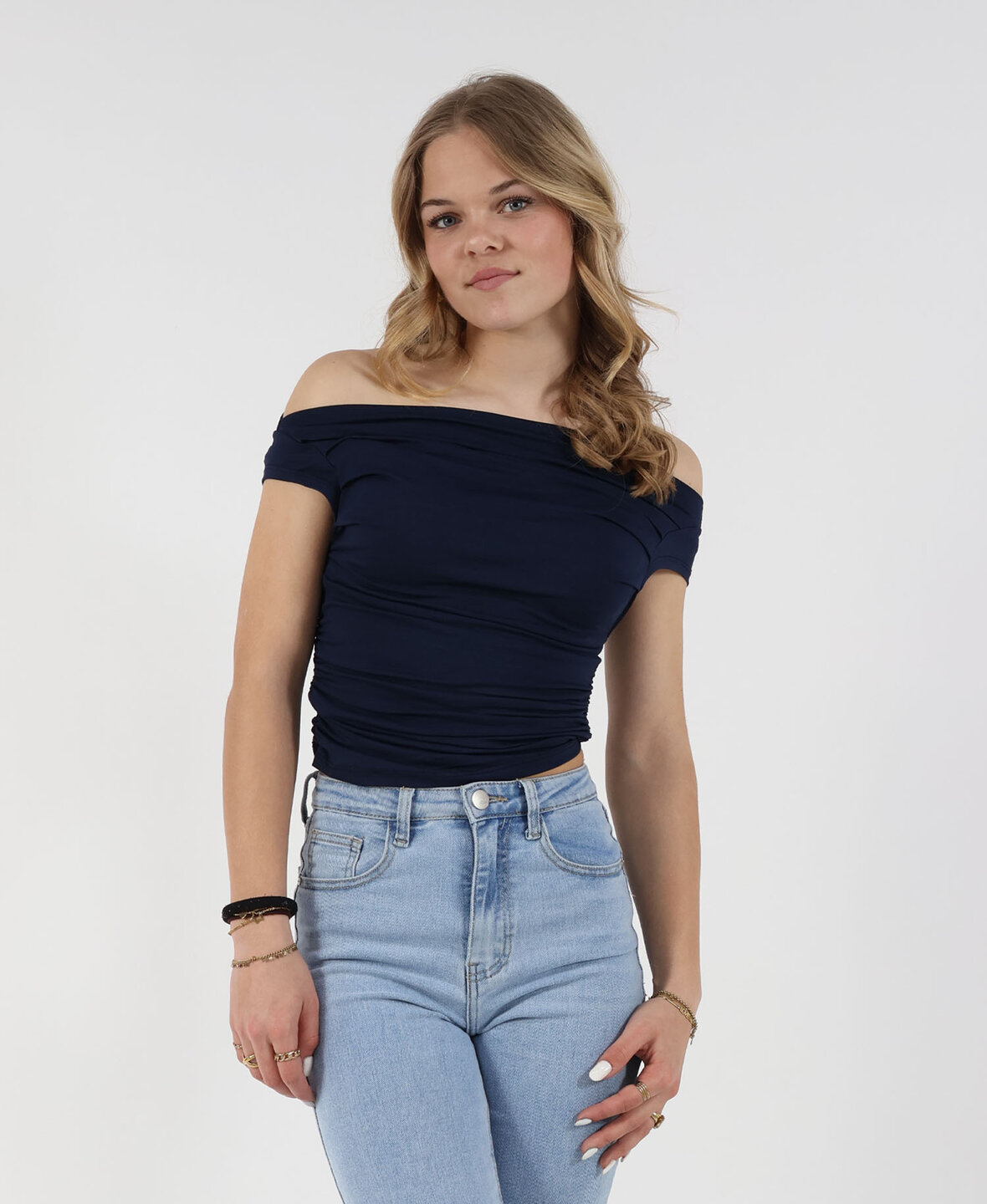 Rome Top Navy Blue