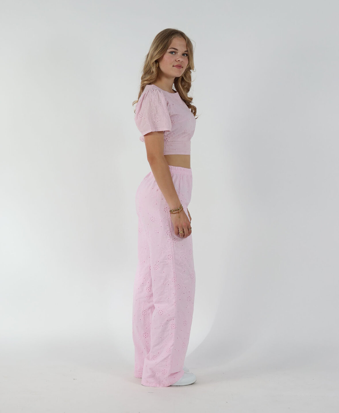 Broderie Pants Babypink (REGULAR)