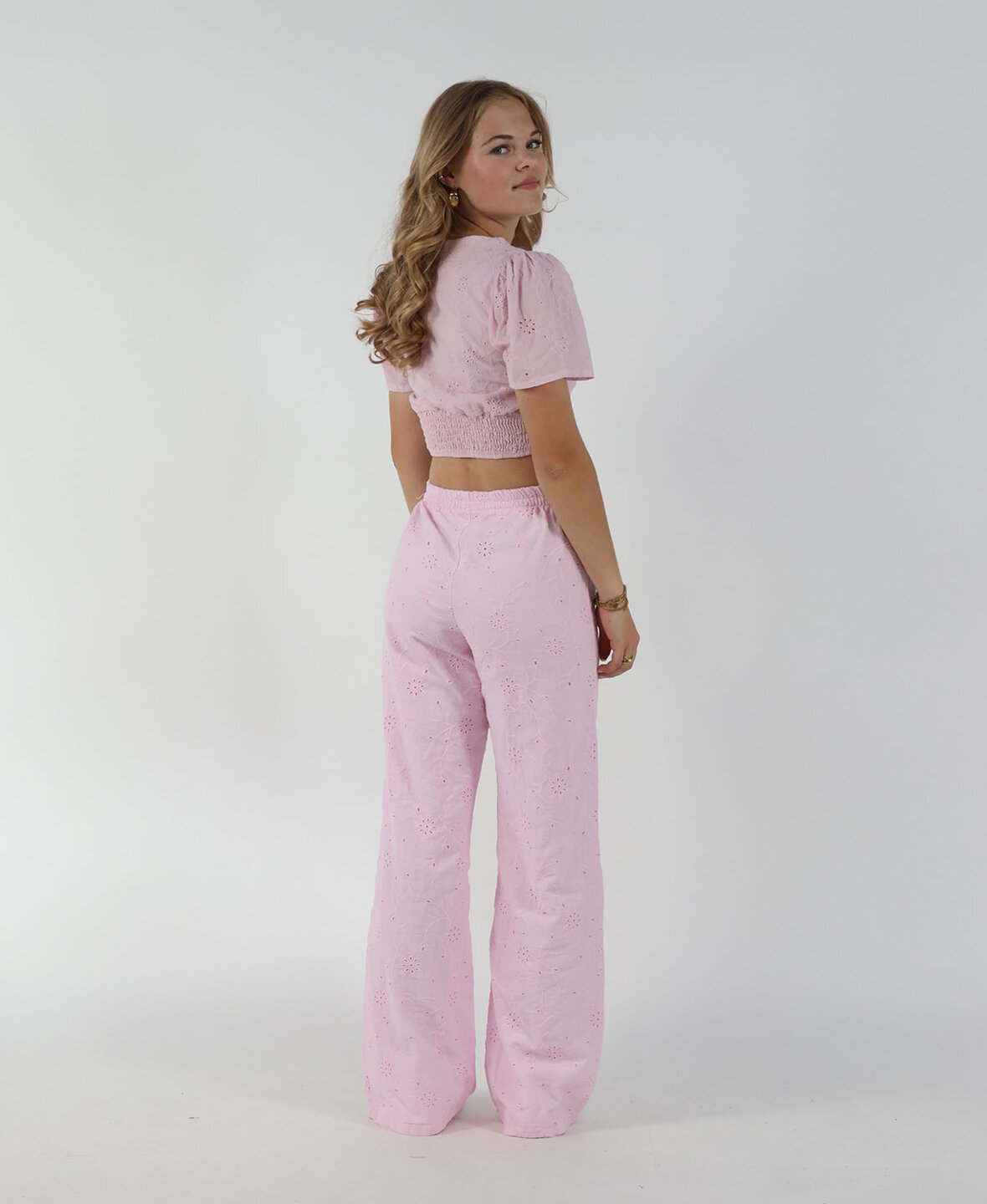 Broderie Pants Babypink (REGULAR)