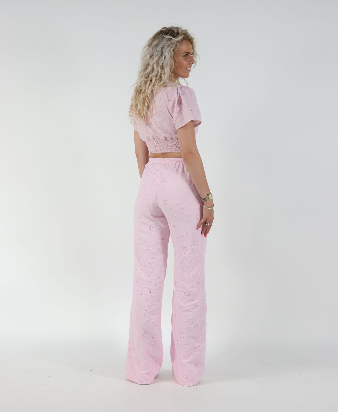 Broderie Pants Babypink (TALL)