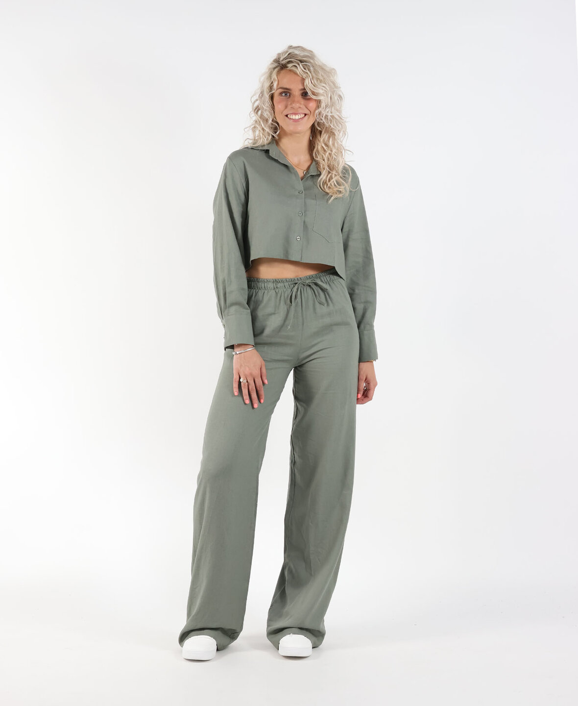 Linen Pants Khaki (TALL)