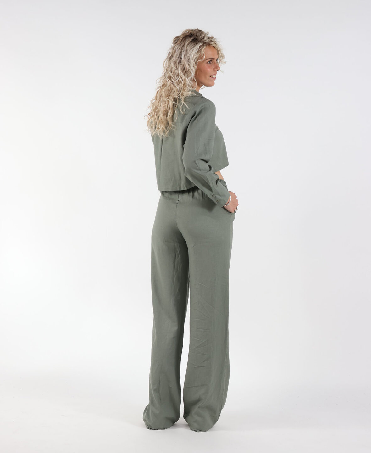 Linen Pants Khaki (TALL)