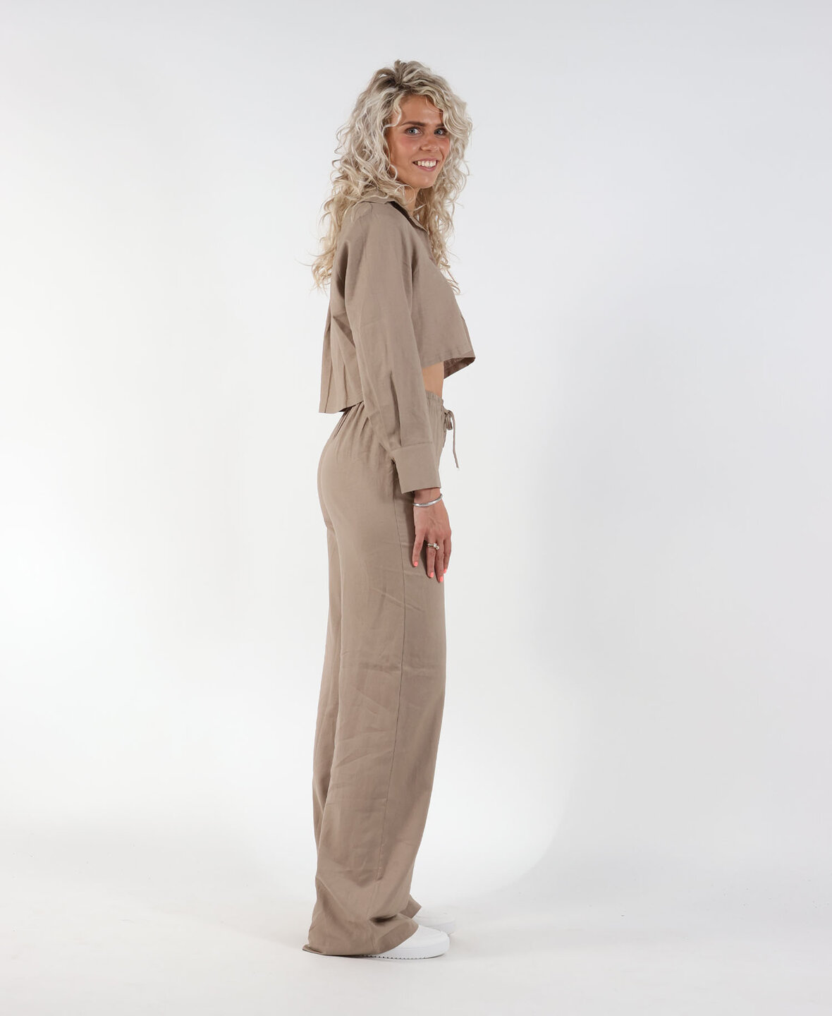 Linen Pants Taupe (TALL)