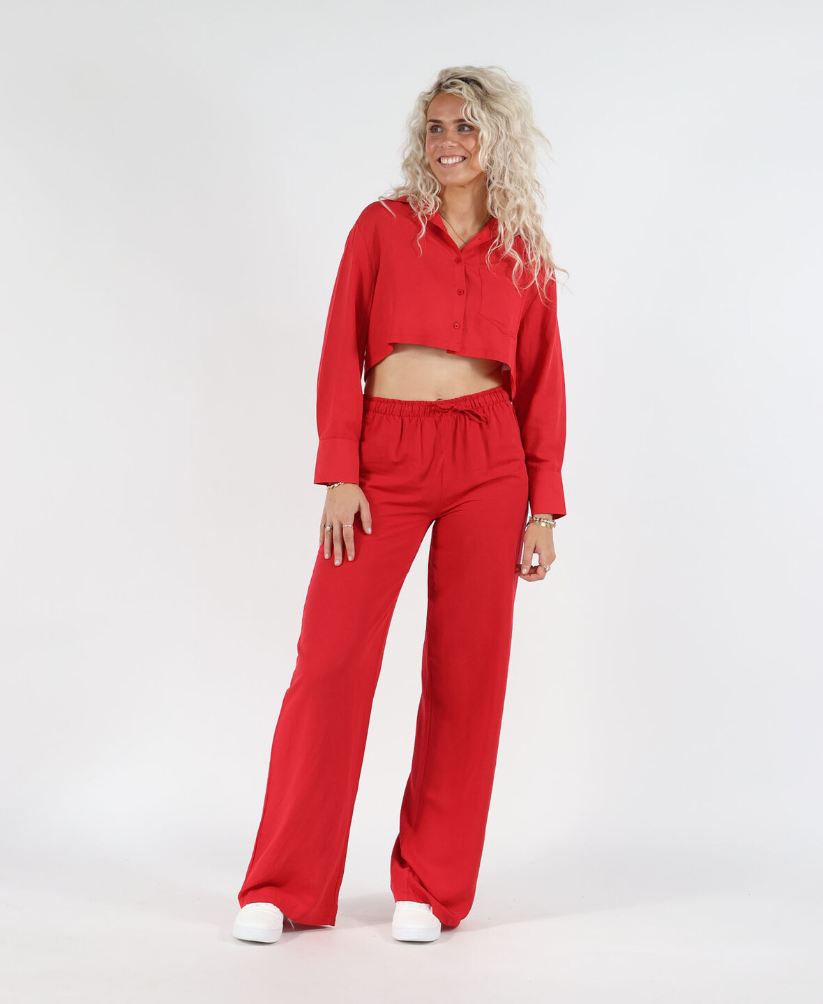 Linen Pants Red (TALL)