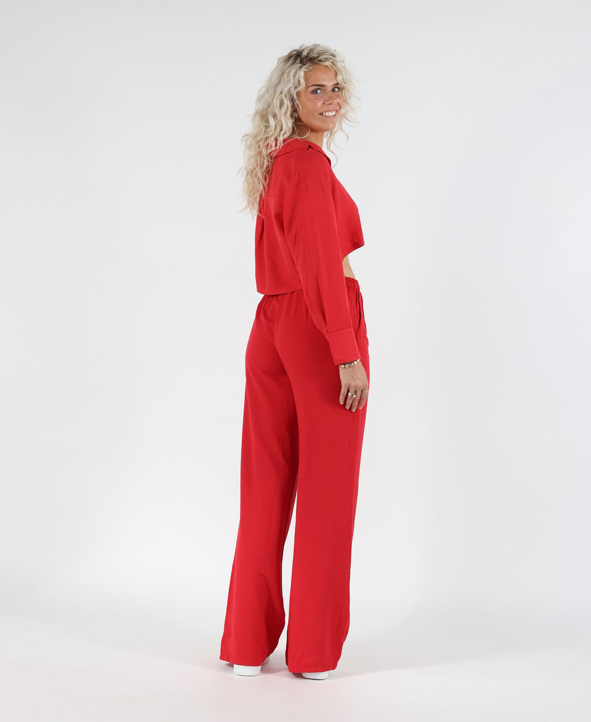 Linen Pants Red (TALL)