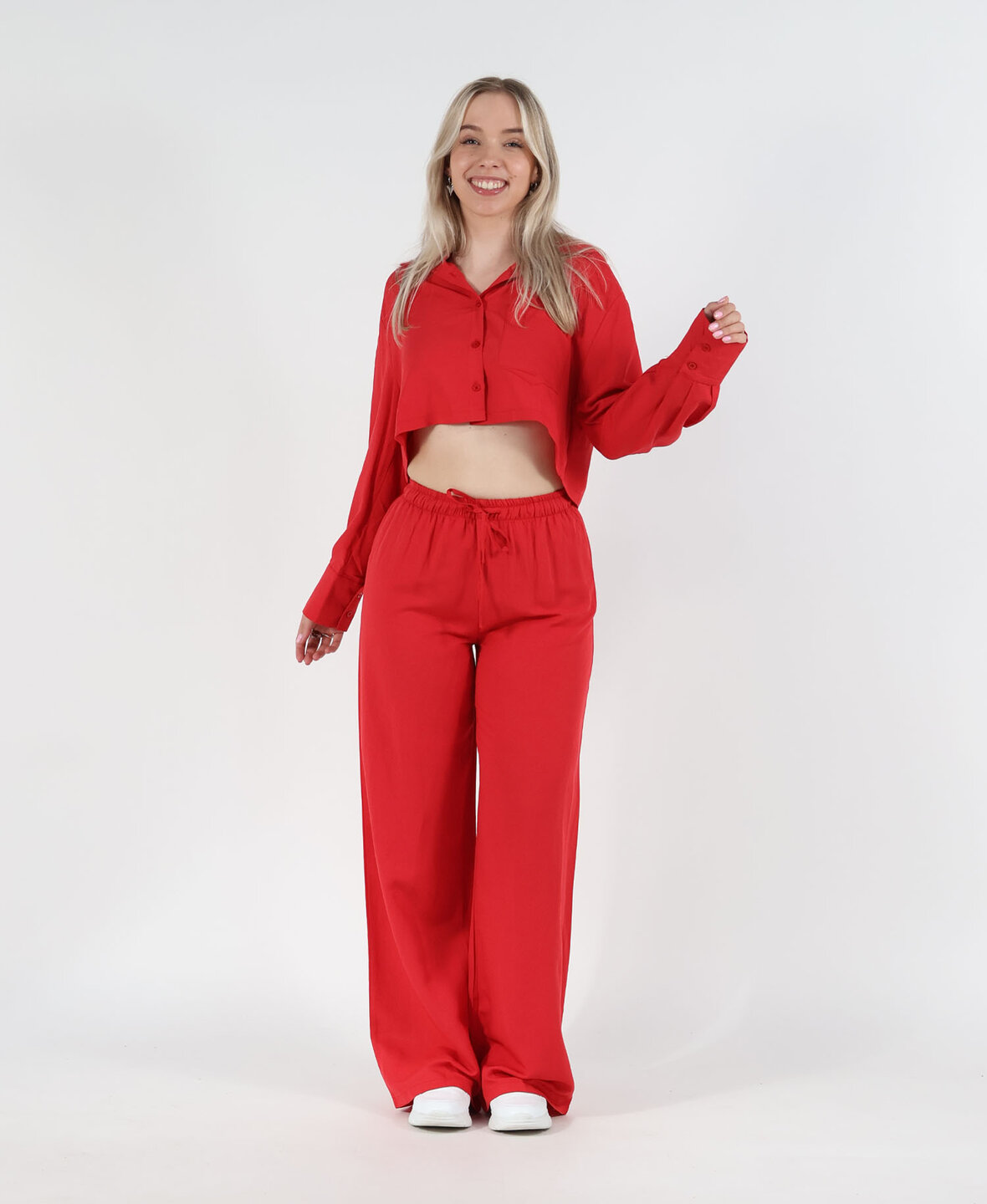 Linen Pants Red (REGULAR)