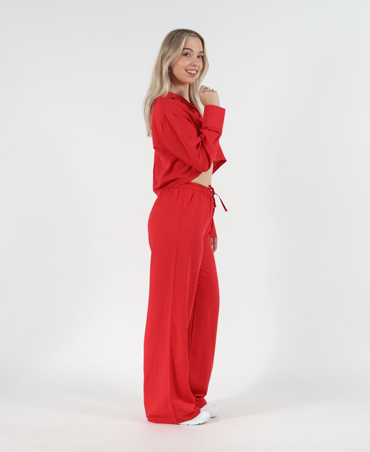 Linen Pants Red (REGULAR)