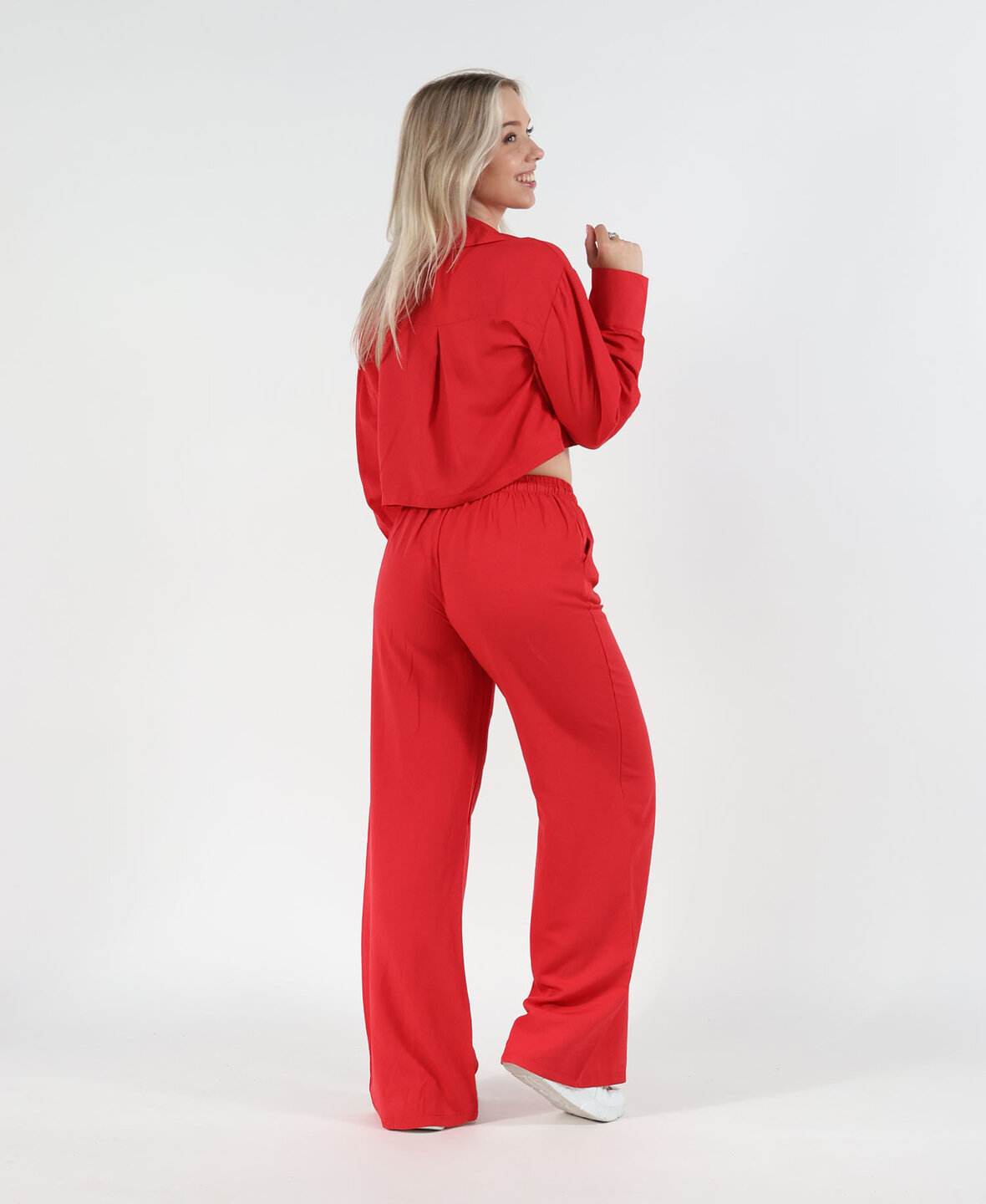 Linen Pants Red (REGULAR)