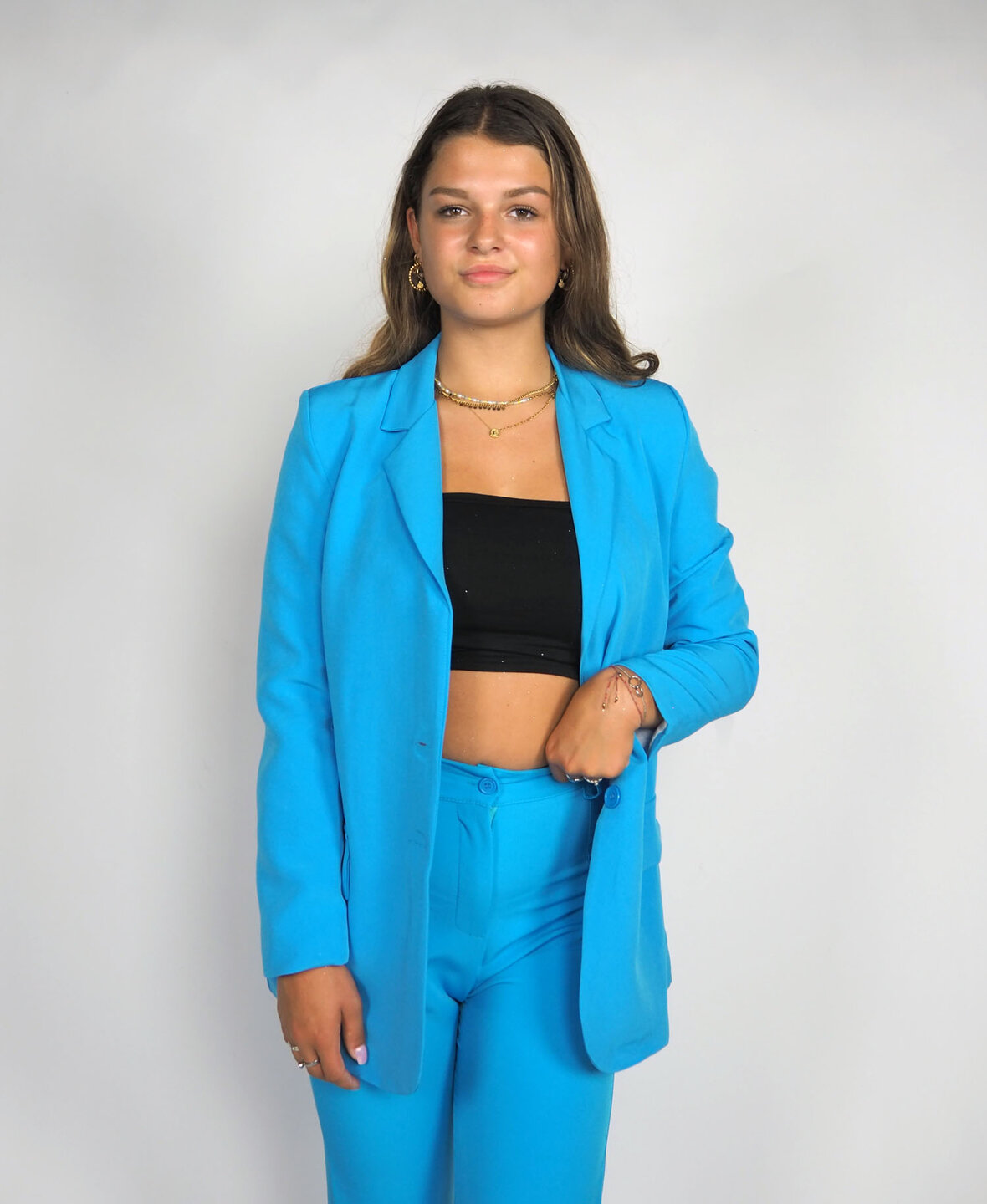 Sanne Blazer Skyblue