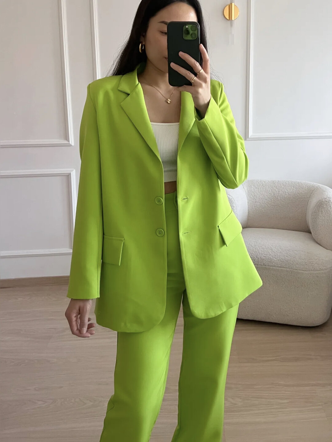 Sanne Pants Lime