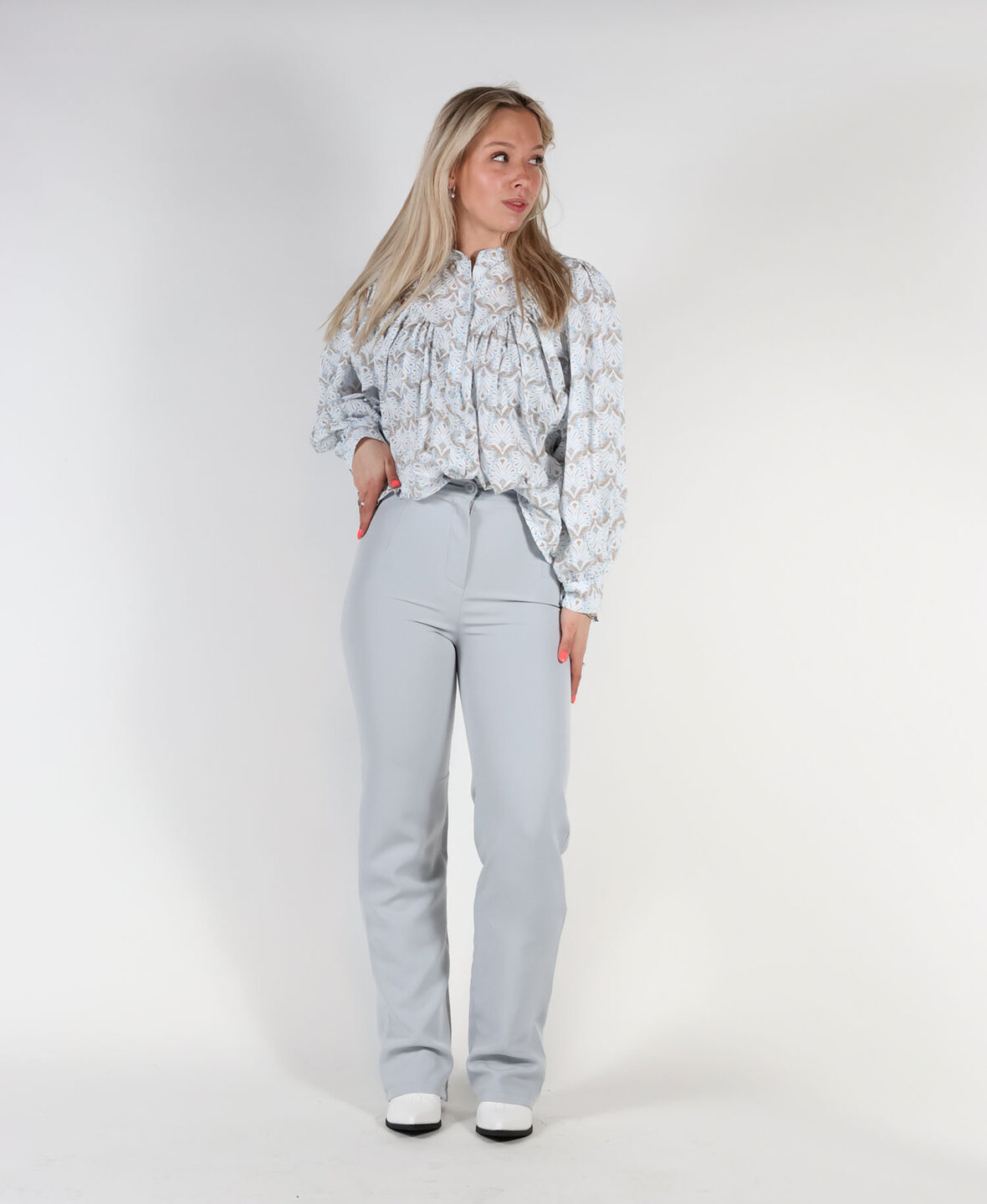 Sanne Pants Lightgrey