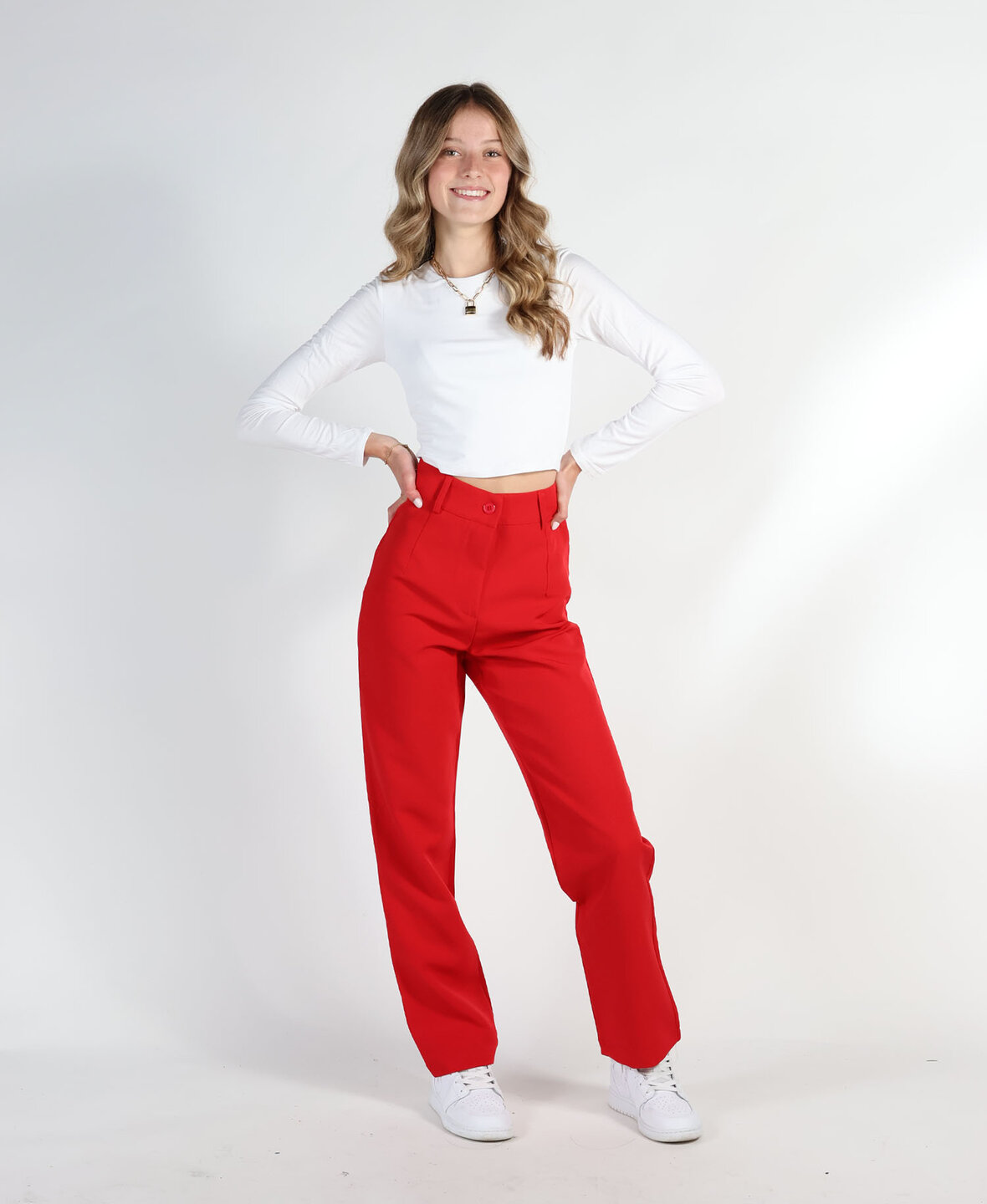 Sanne Pants Red (PETITE)