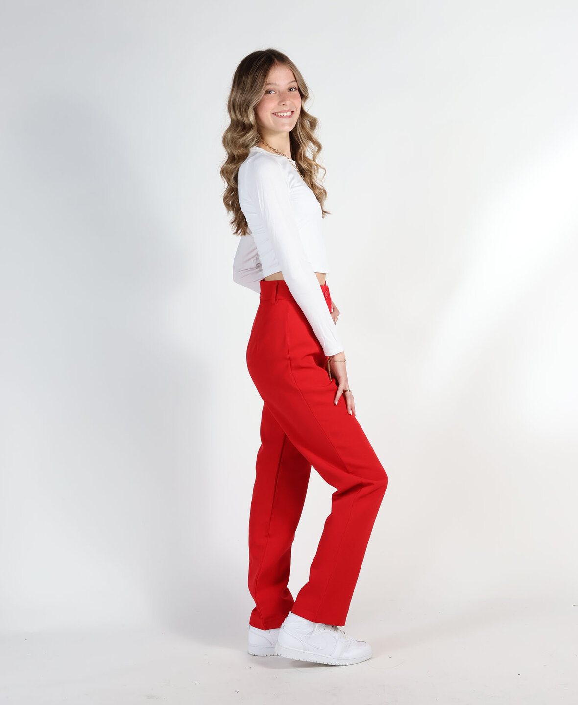 Sanne Pants Red (PETITE)