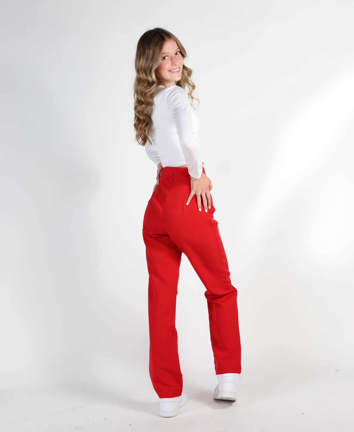 Sanne Pants Red (PETITE)