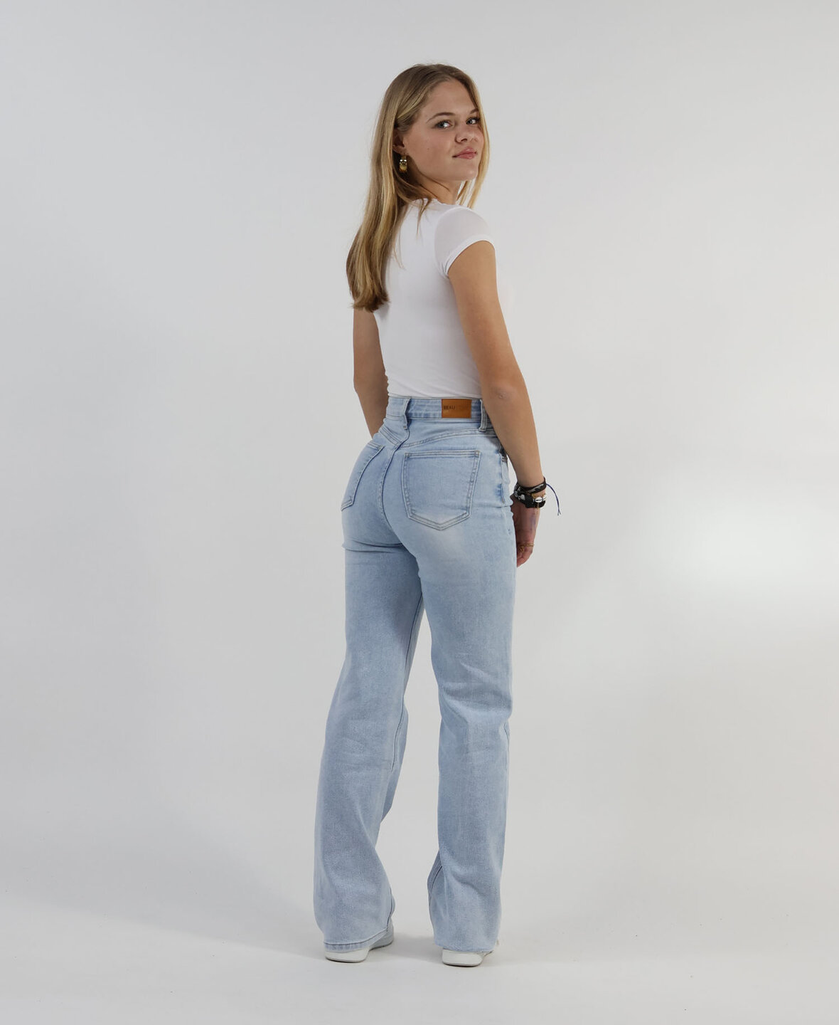 High Waist Wide Leg Jeans 2555