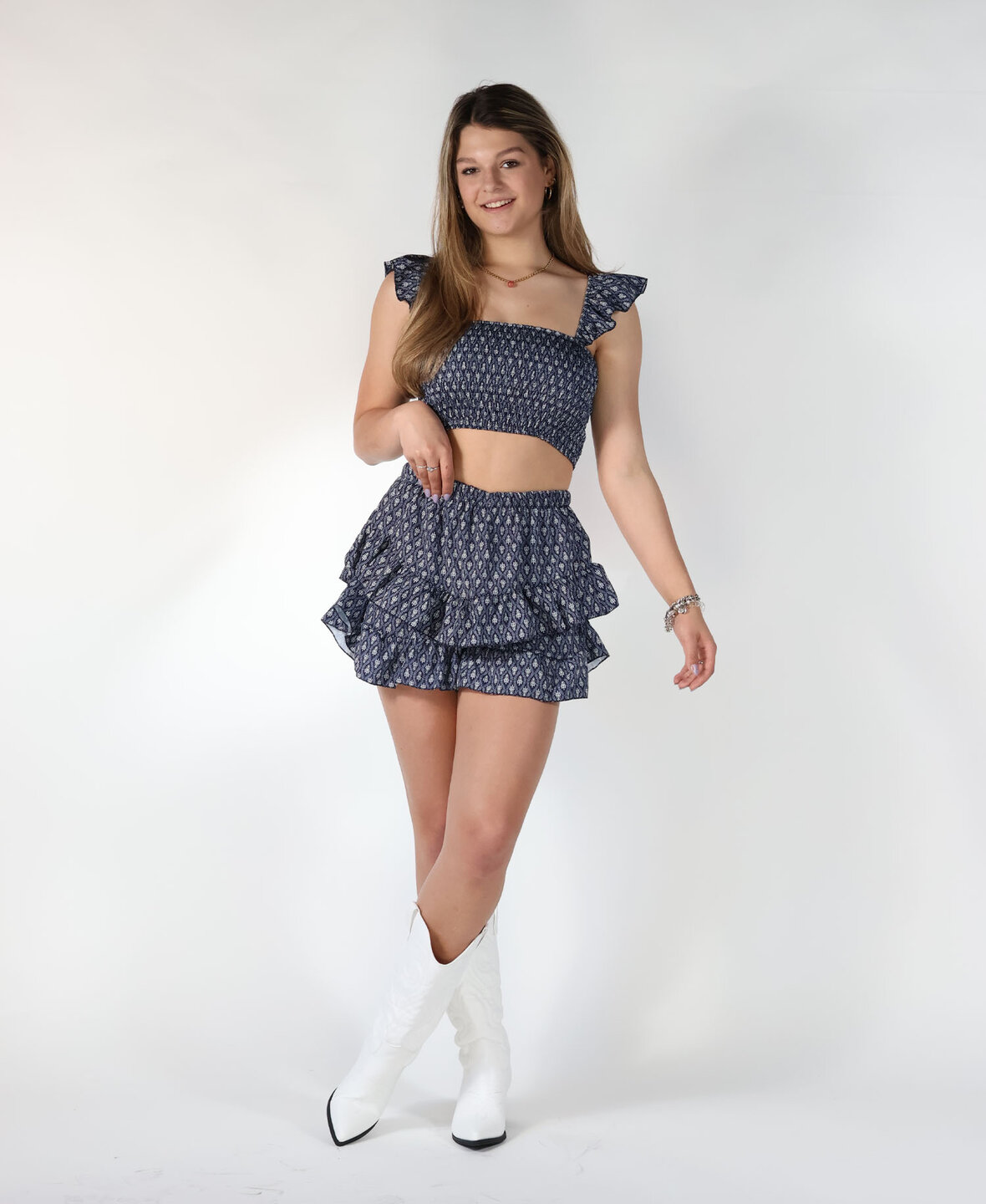 Beaustore Havanna Skort Navy Blue