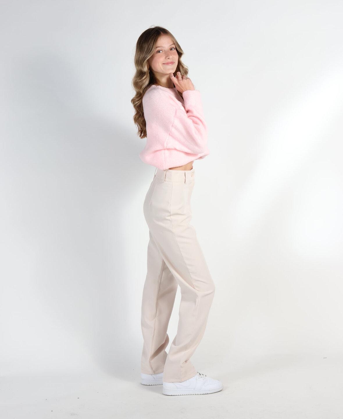 Sanne Pants Beige (PETITE)