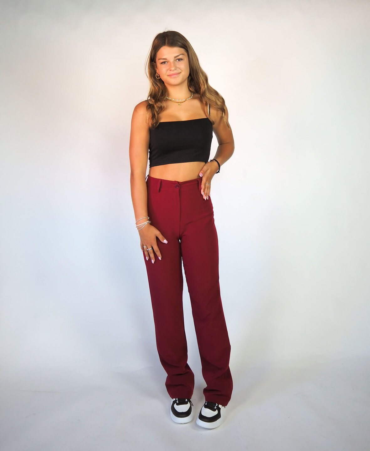 Sanne Pants Bordeau