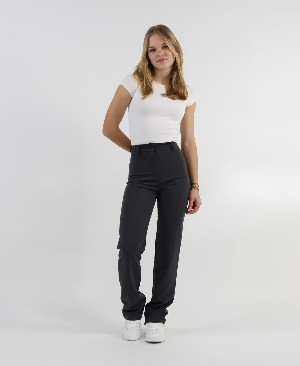 Sanne Pants Dark Grey