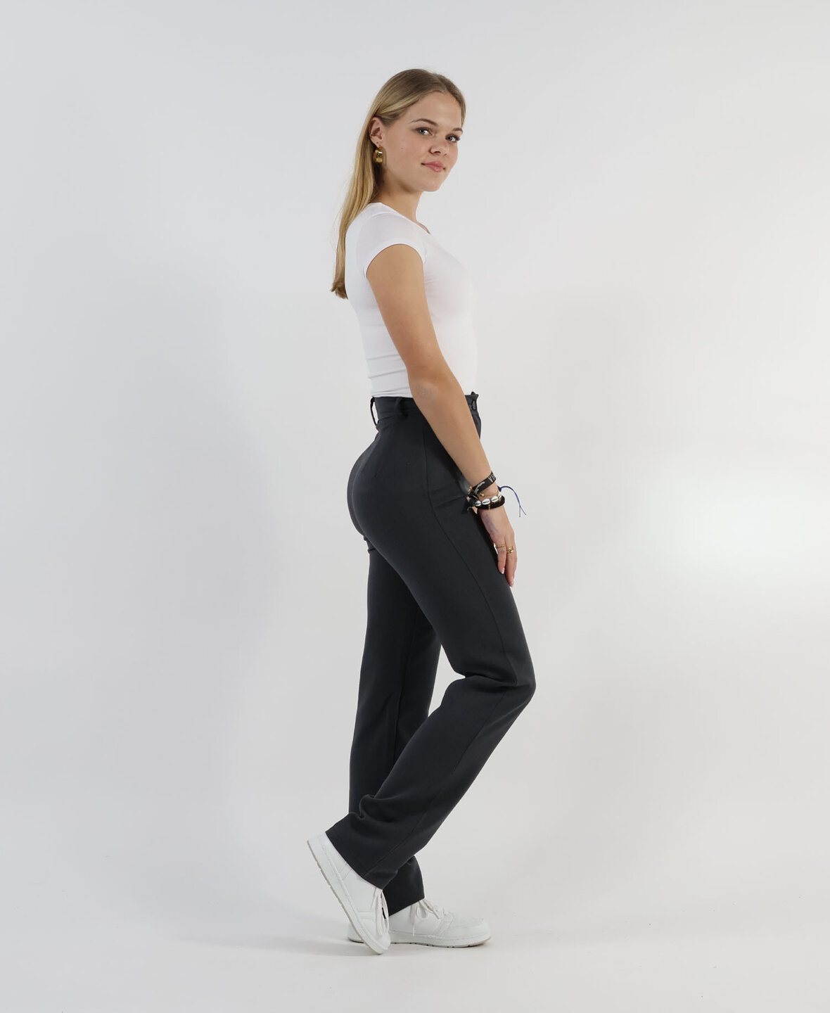 Sanne Pants Dark Grey