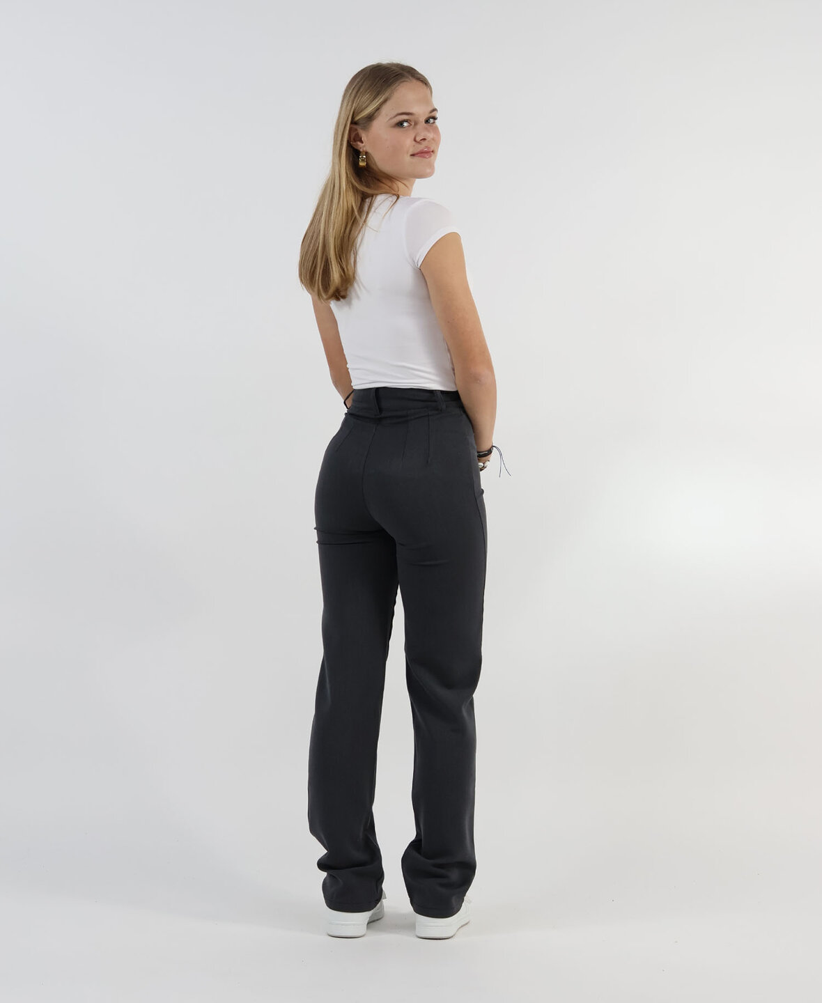 Sanne Pants Dark Grey