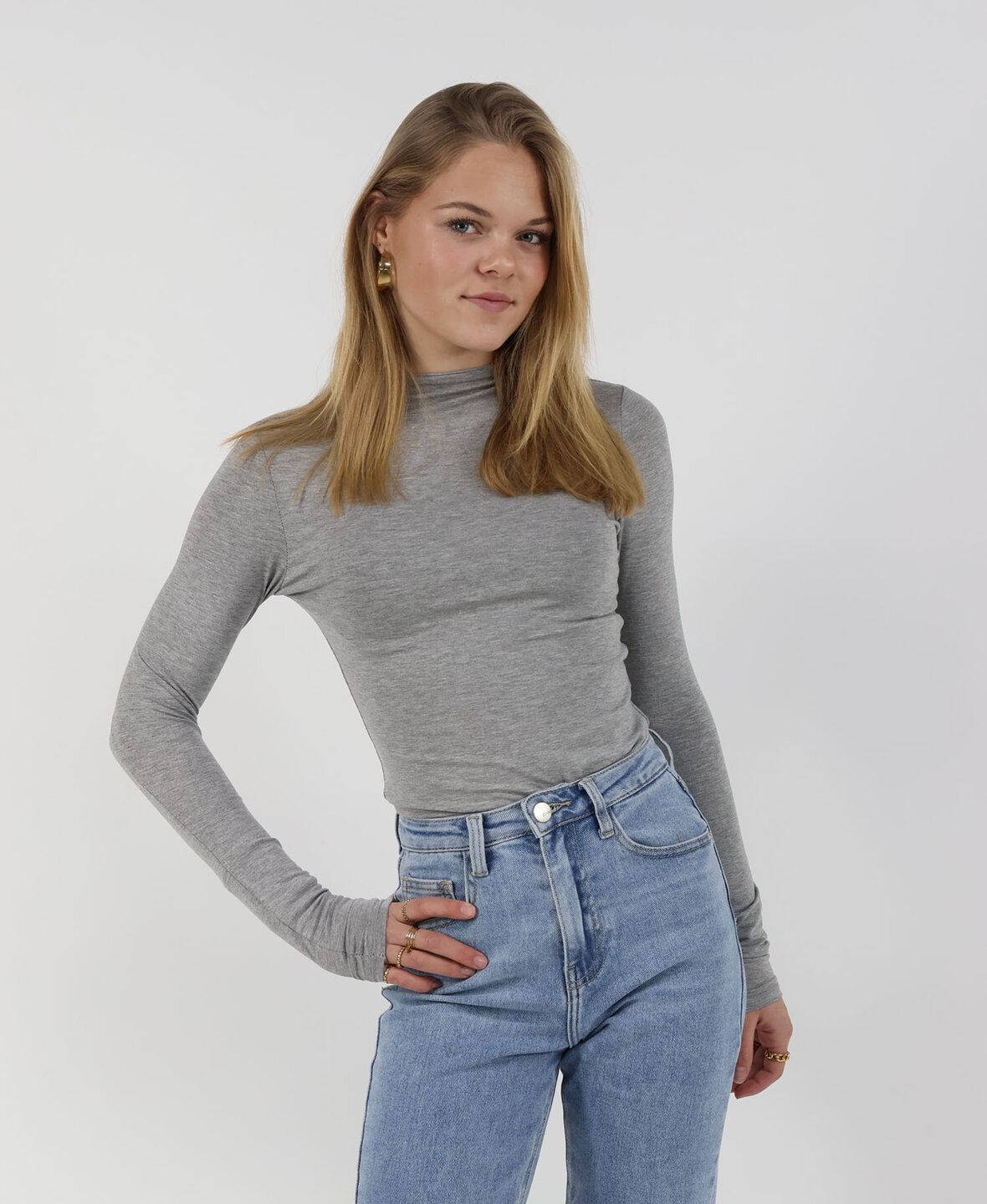 Leela Cowl Body Grey