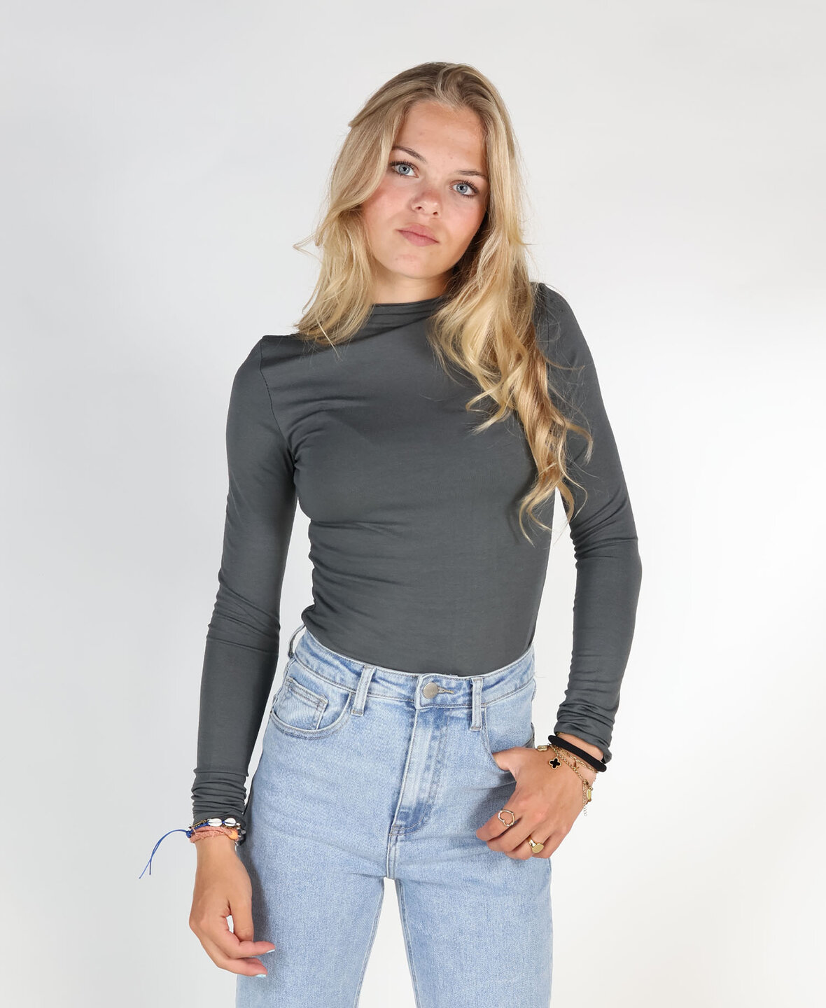 Leela Cowl Body Dark Grey