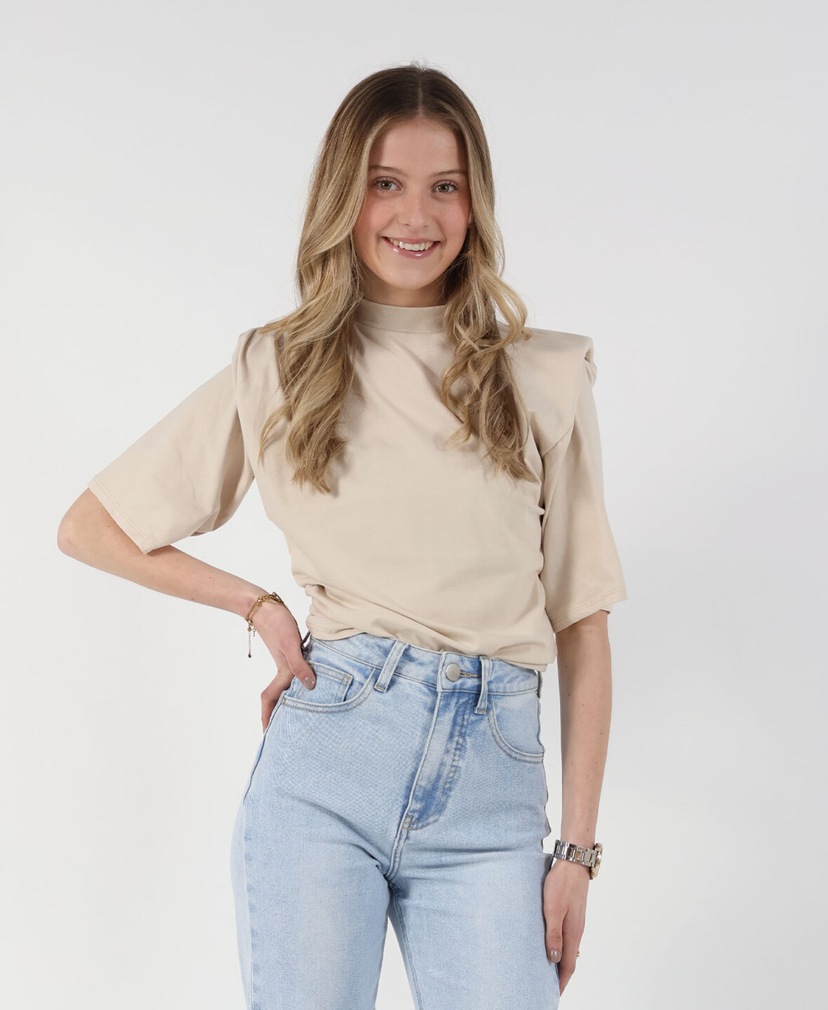 Aimee Top Beige