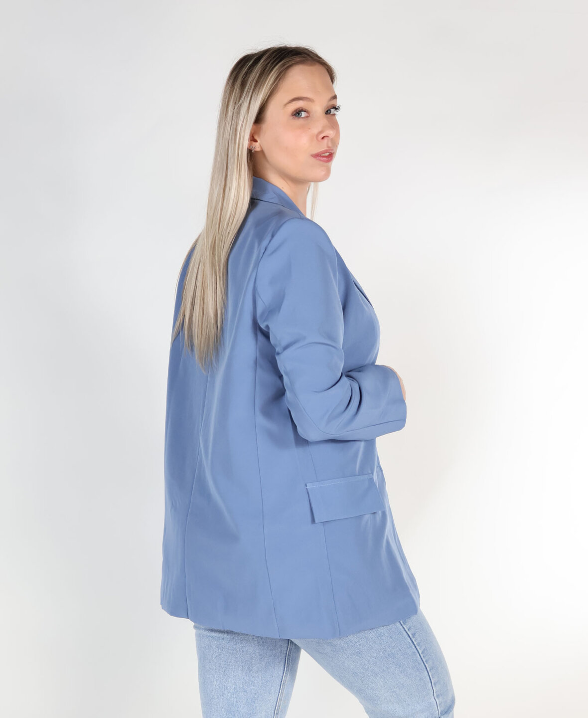 Sanne Blazer Denim Blue