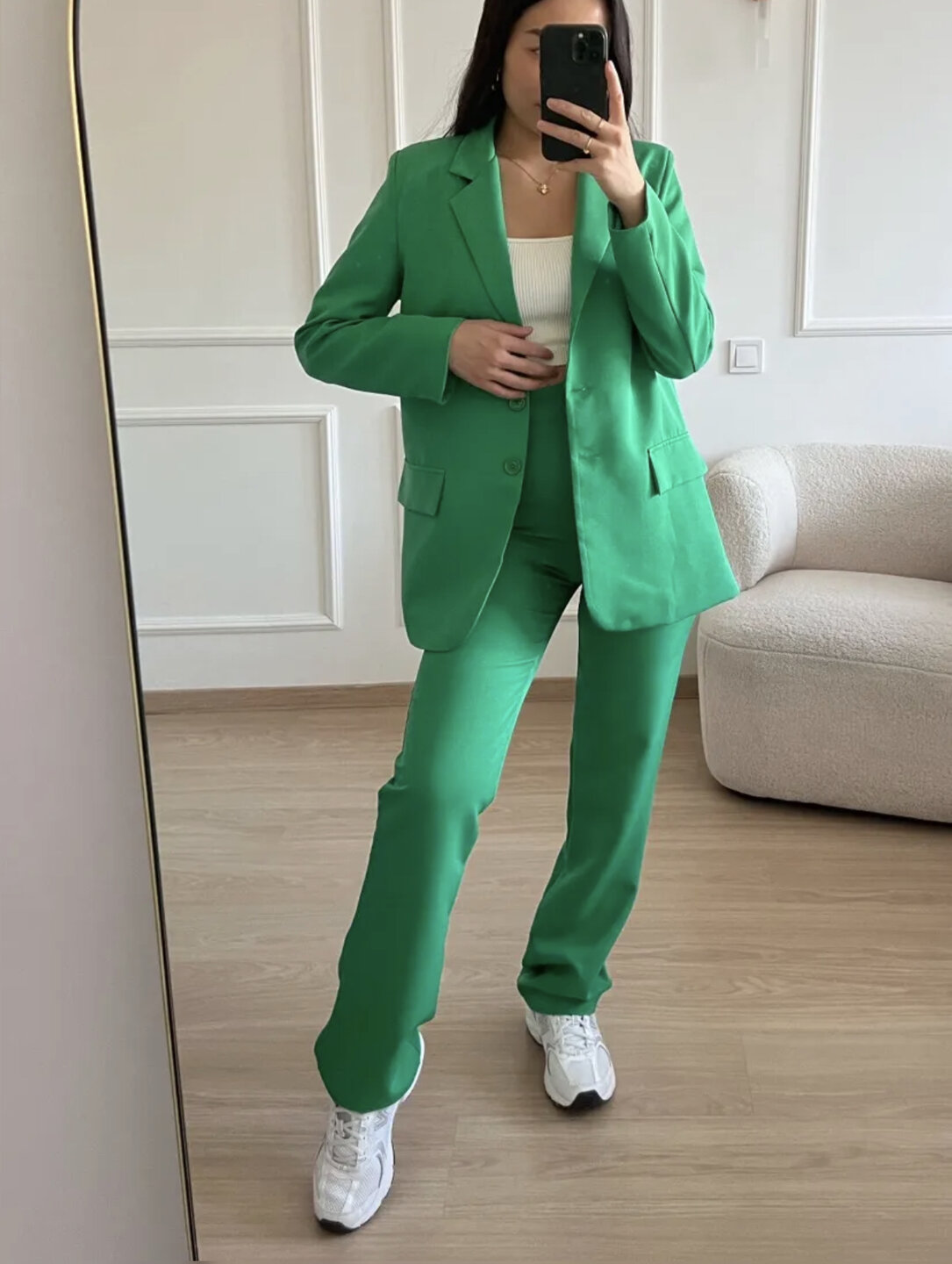 Sanne Blazer Everest Green