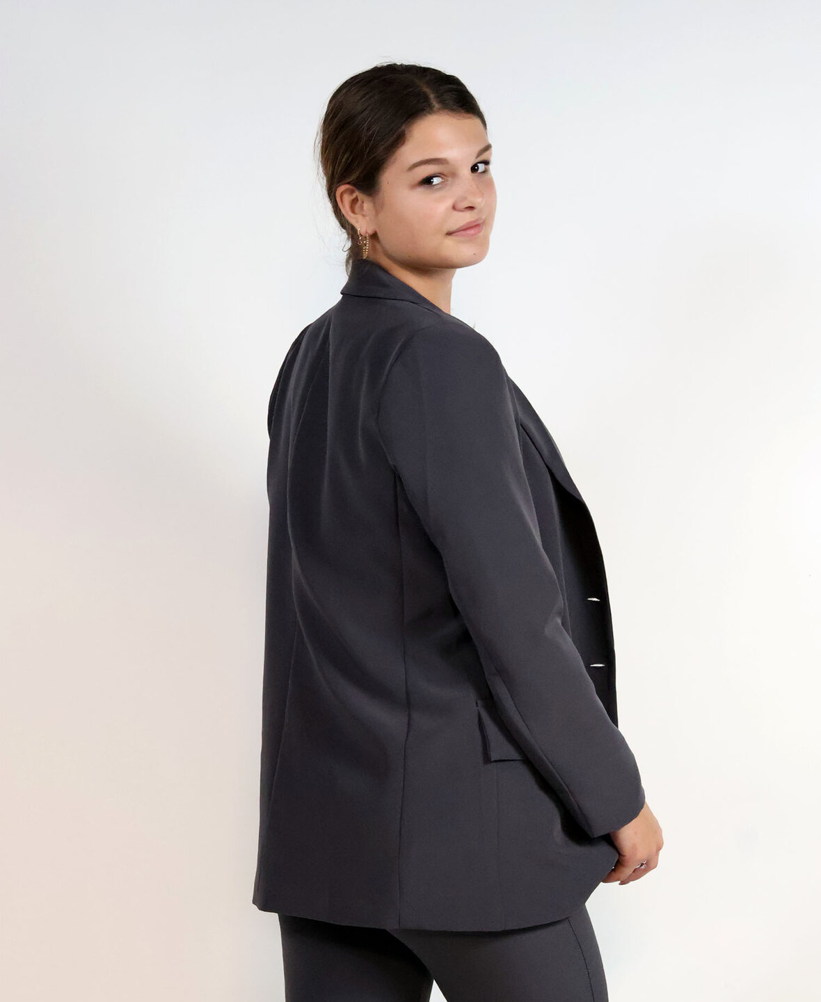 Sanne Blazer Dark Grey