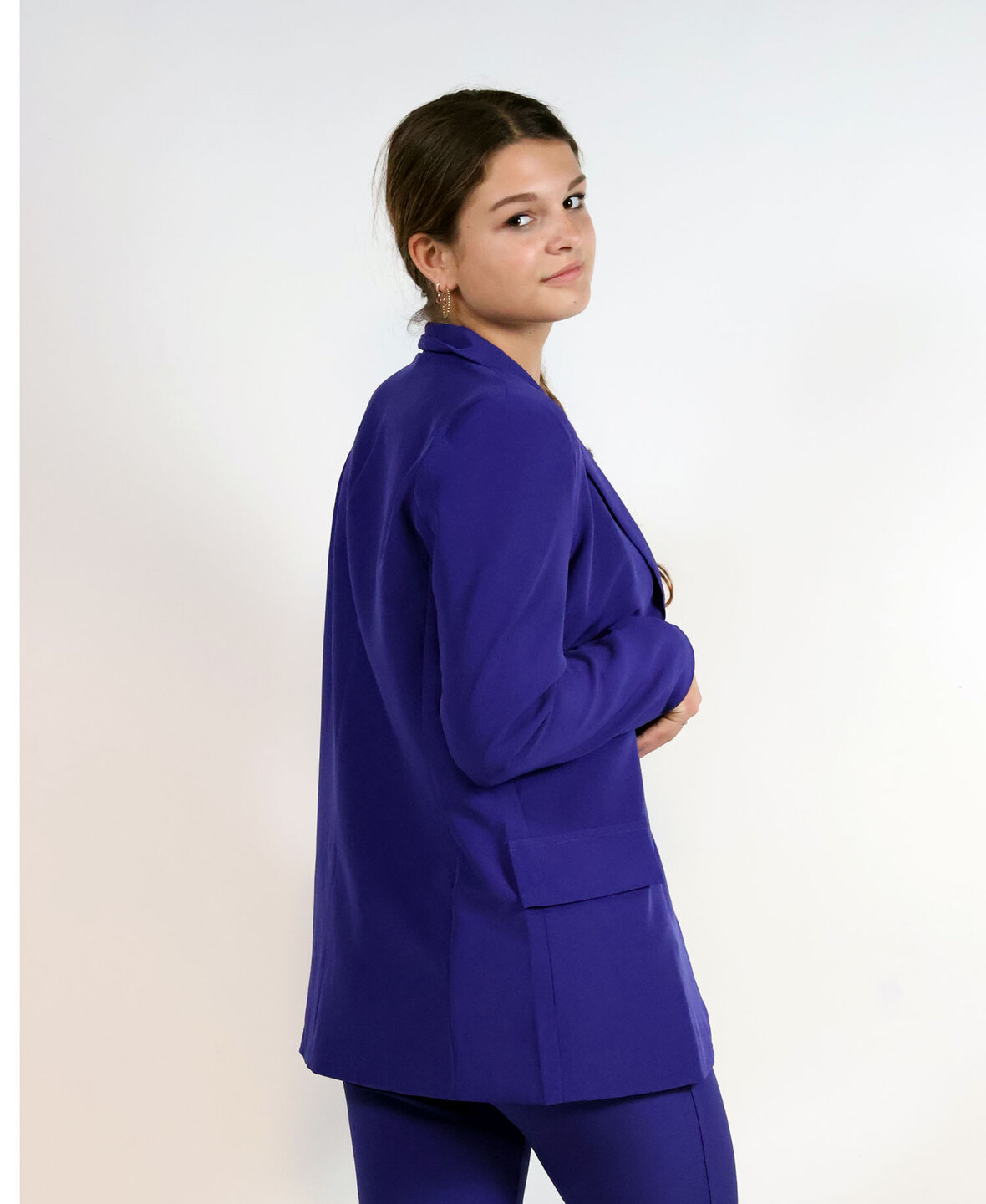 Sanne Blazer Dark Purple