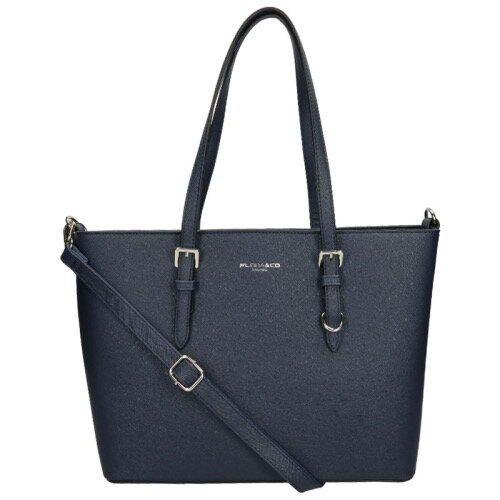 Flora and Co Saffiano Bag Navy Blue