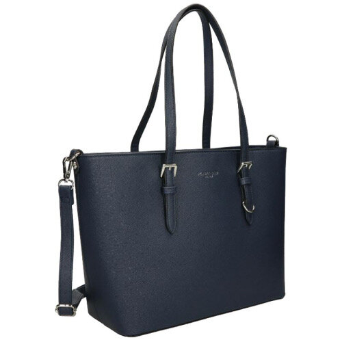 Flora and Co Saffiano Bag Navy Blue