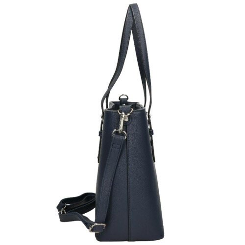 Flora and Co Saffiano Bag Navy Blue