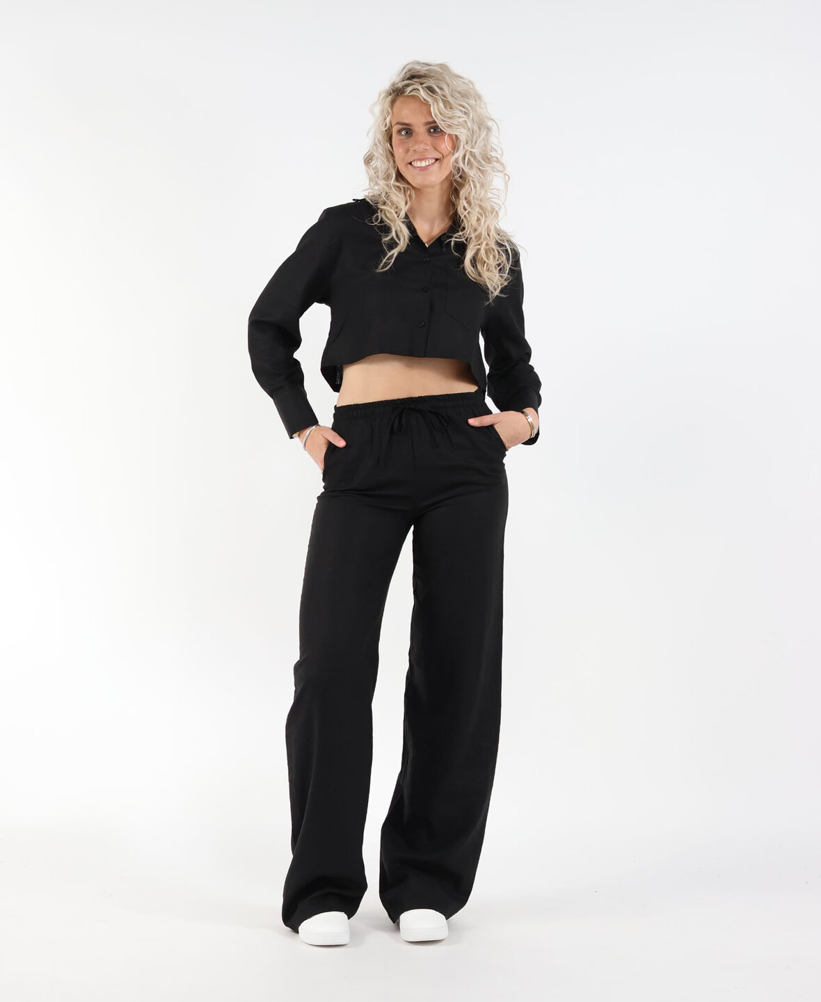 Linen Pants Black (TALL)