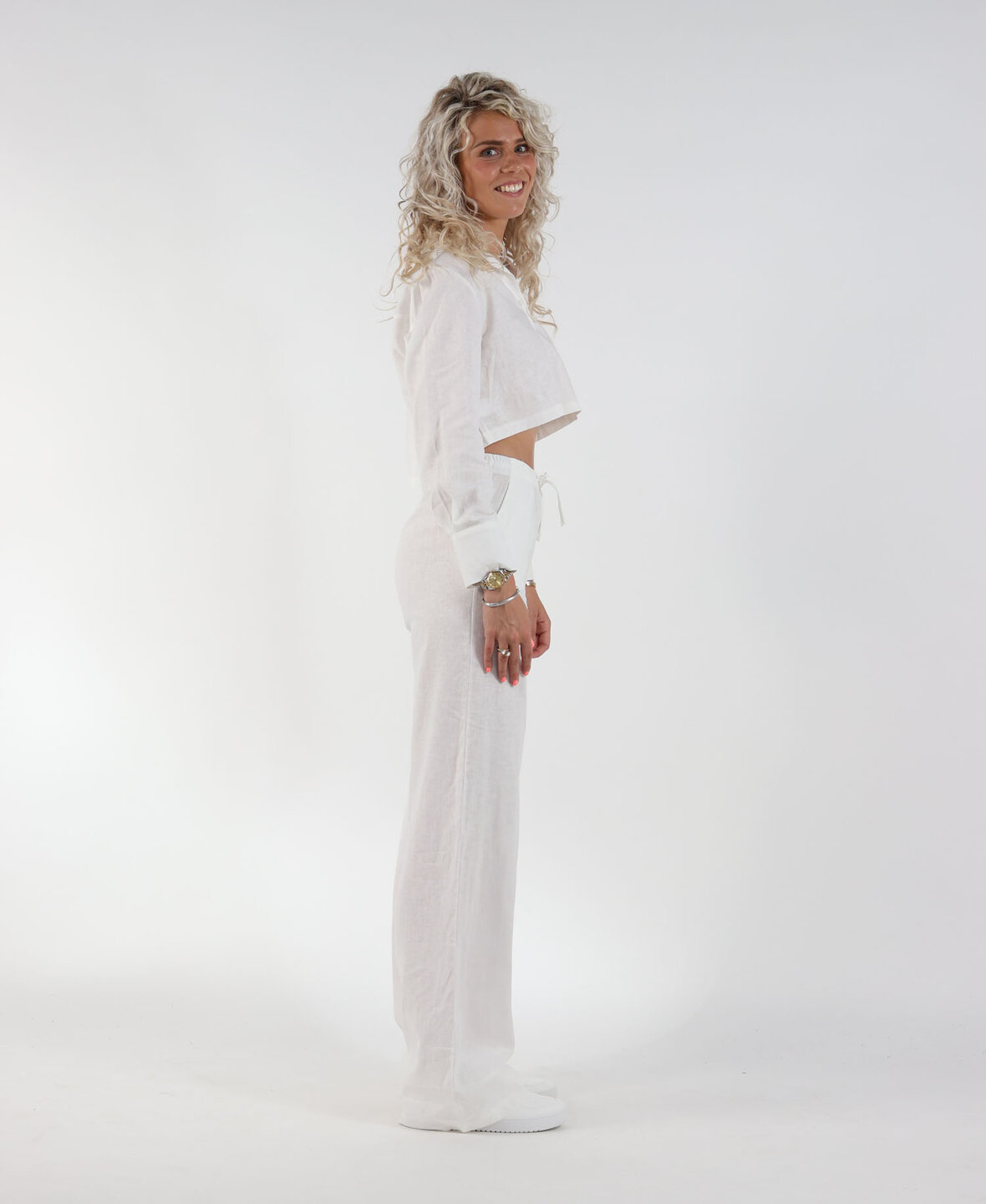 Linen Pants White (TALL)