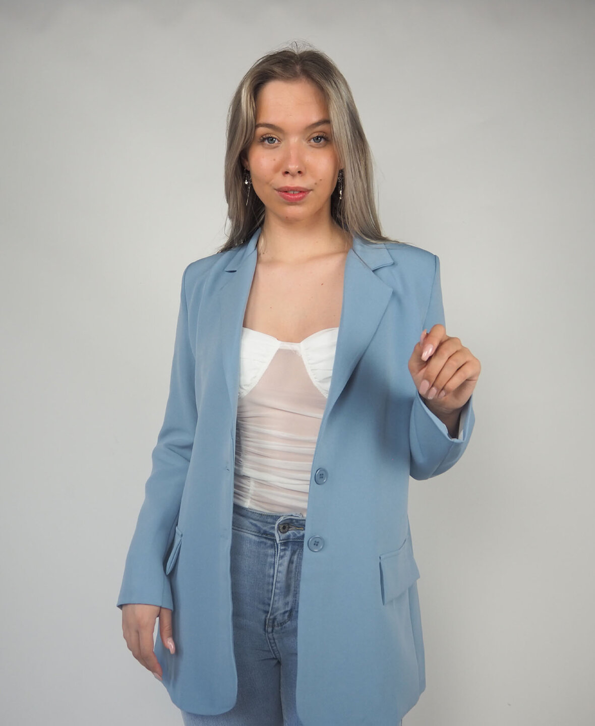 Sanne Blazer Lightblue