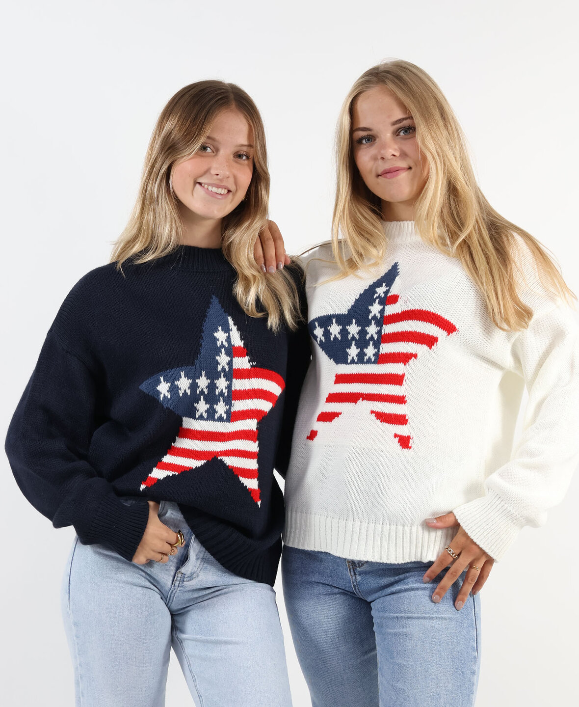 USA Star Sweat Navy Blue