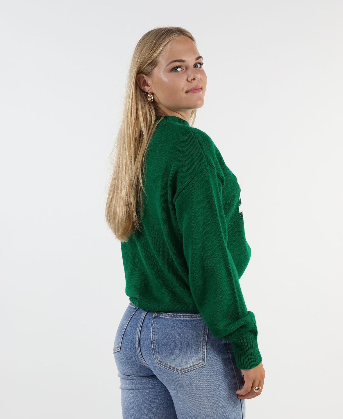 USA Lurex Sweat Green