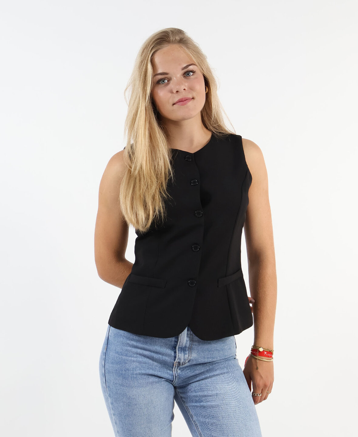 Sanne Waistcoat Black