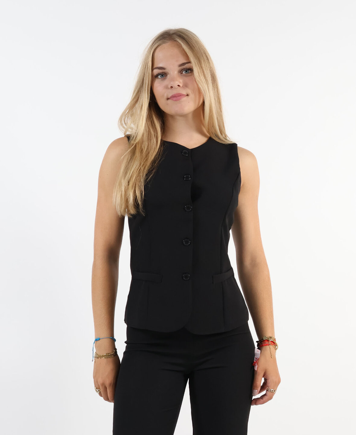 Sanne Waistcoat Black